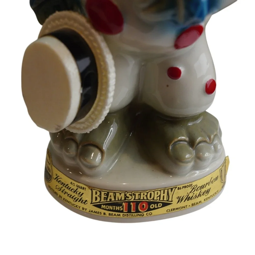 Vintage‎ Jim Beam Trophy Donkey Bourbon Whiskey Decanter Figurine Collectible
